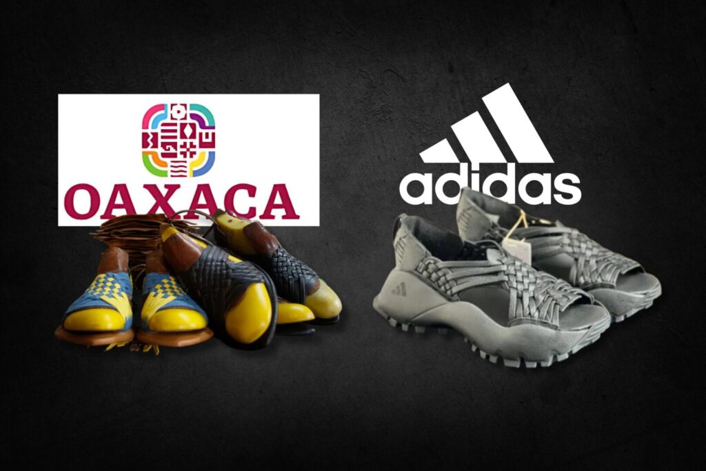 Adidas copia sandalias hechas en Oaxaca