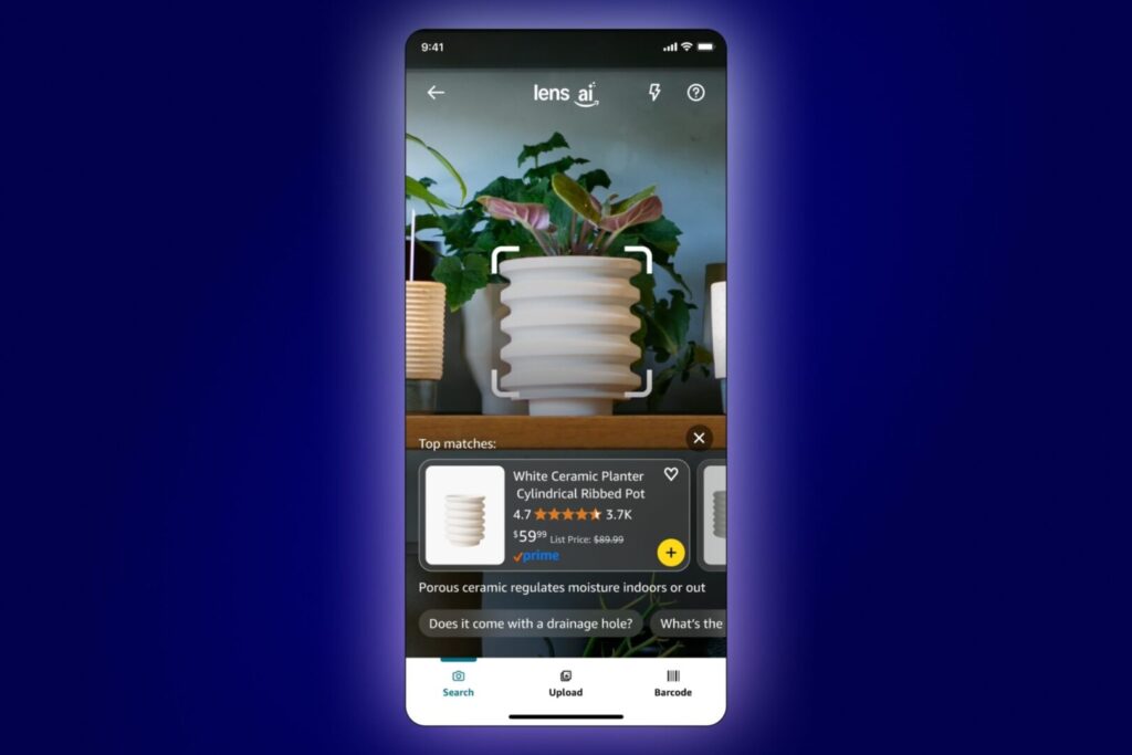 Amazon lanza Lens Live: compras con inteligencia artificial y búsqueda visual