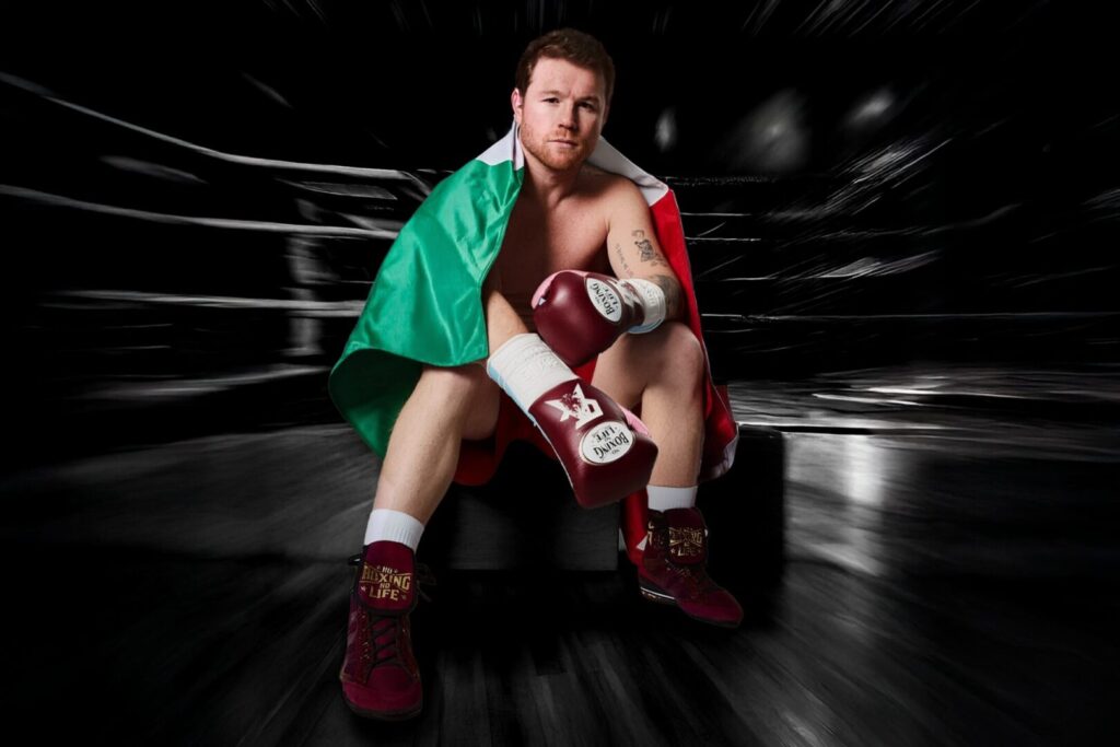 Boxeador mexicano Saúl "Canelo" Álvarez