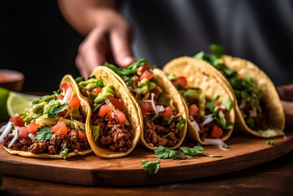 Venta de tacos en Estados Unidos